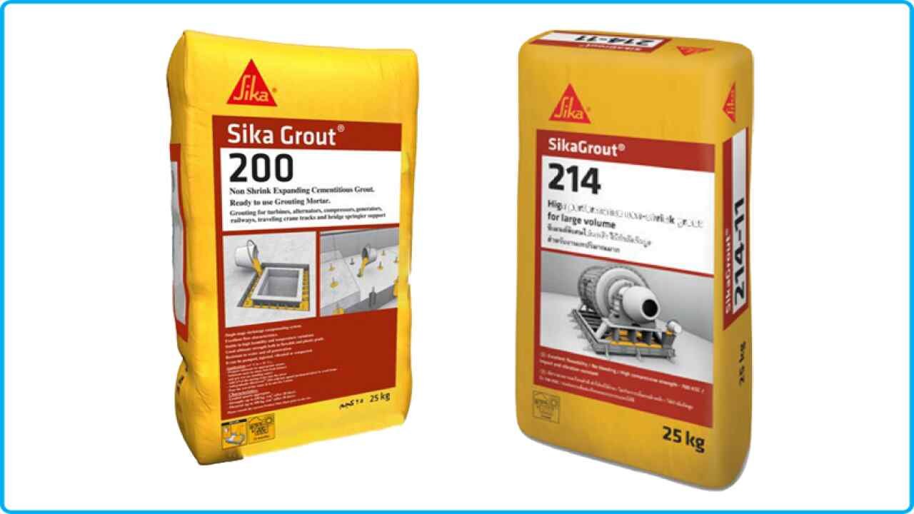 Cement grout - Sika Grout 200 - Sika Grout 214